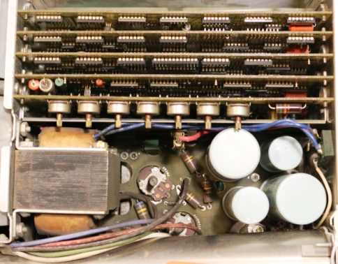 Figure 23 — Inside a Friden 1160, the integrated-circuit version of the EC-130.