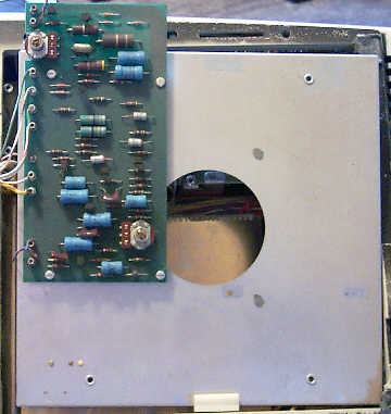 Figure 21 — The 1162's delay line and its amplifier board.