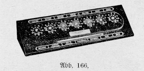 Figure 16 — The Pangborn calculator of Grand Rapids, as illustrated in Ernst Martin's 1925 survey of calculating machines (fig. 166).