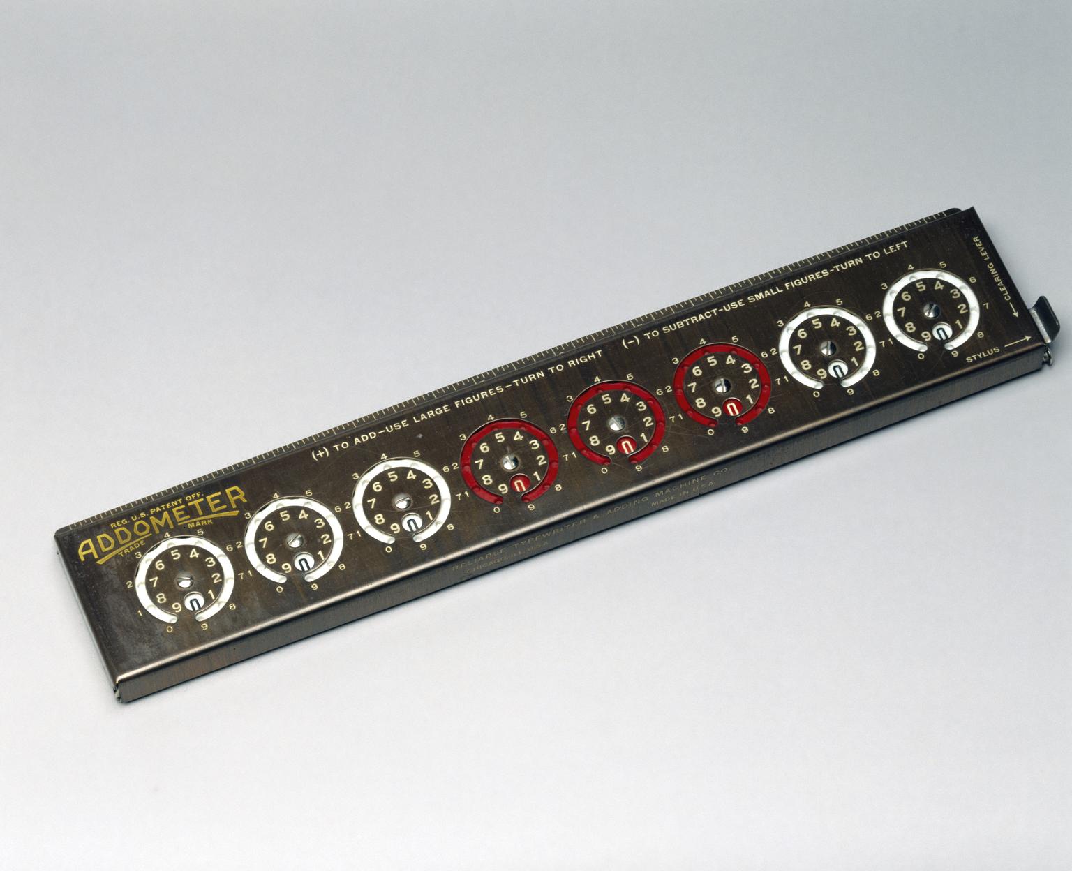 Figure 9 — The Science Museum's Addometer, about 1925.