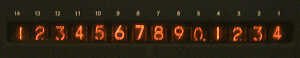 Figure 12 — The Nixie display of a Canon 141.