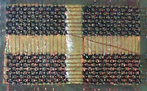 Figure 17 — The core memory of a Wang 360E electronic package, which holds the working registers.