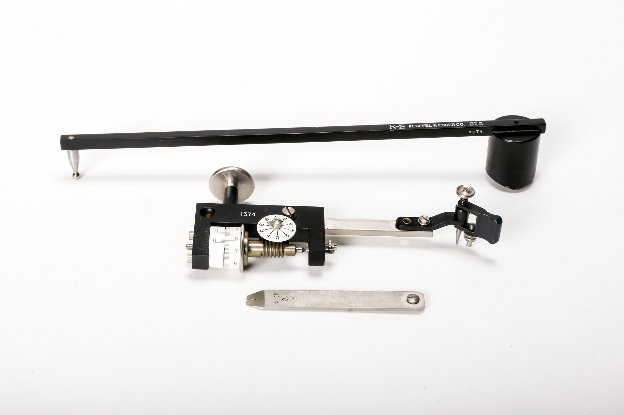 Figure 3 — A German-made compensating polar planimeter of the same family as the K&E, from a set used by CIA cartographers.
