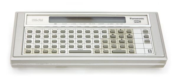 Figure 9 — The Panasonic RL-H1000 Hand Held Computer, a 6502 machine about the size of a paperback.