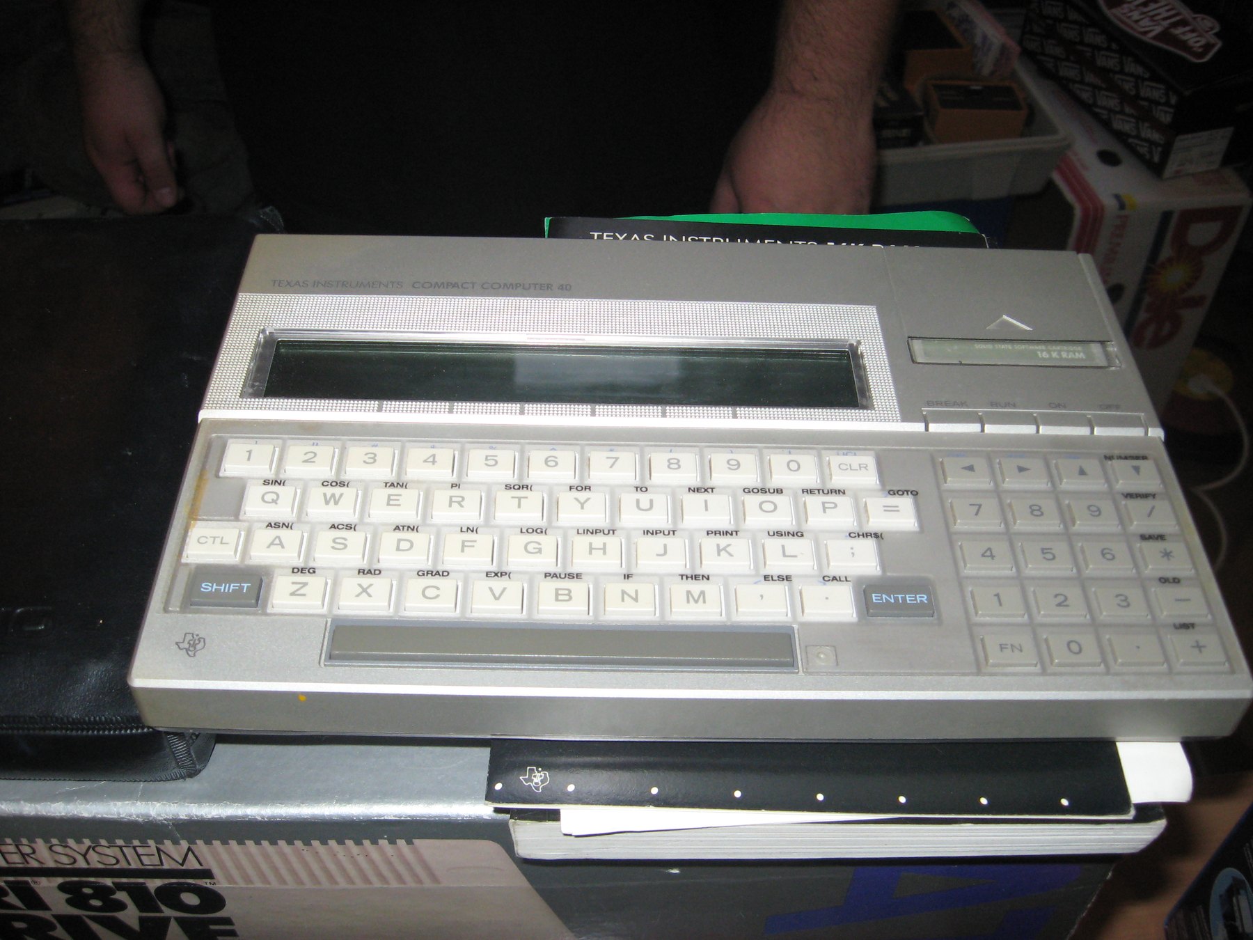 Figure 18 — The Texas Instruments CC-40 of 1983.