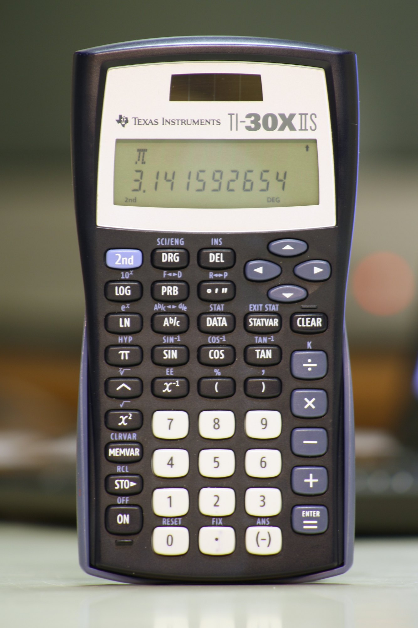 Figure 12 — The TI-30X IIS of 1998–99, with a two-line display.
